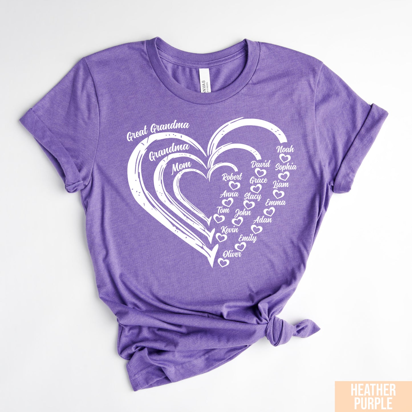 Custom Great Grandma Shirt, Nana Shirt With Grandkids Name, Great Grandma, Gift For Grandma, Mother's Day Shirt, Personalized Grandma Shirt